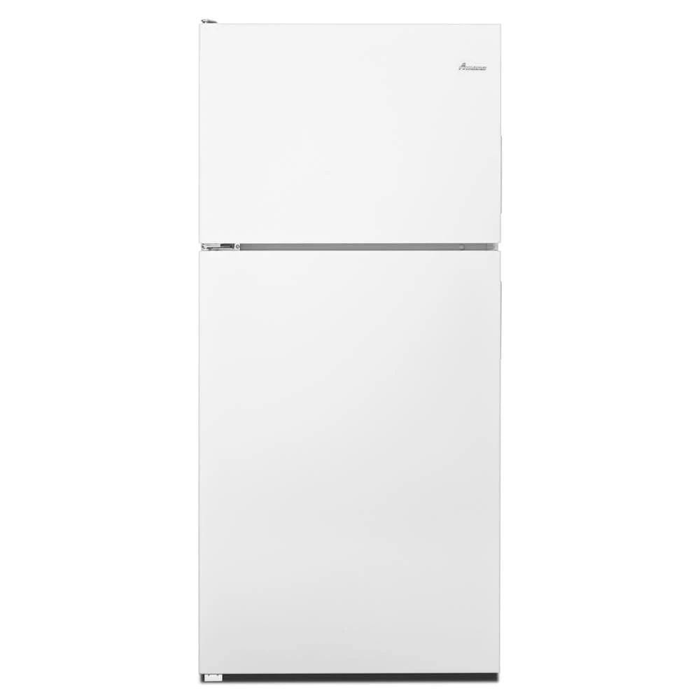 30" Top-Freezer Refrigerator With Glass Shelves - White
