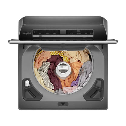 5.2-5.3 Cubic Feet Top Load Washer With 2 In 1 Removable Agitator - Chrome Shadow