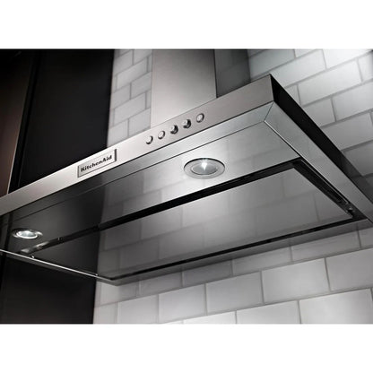 36" Wall-Mount, 3-Speed Canopy Hood, Two LED Task Lights