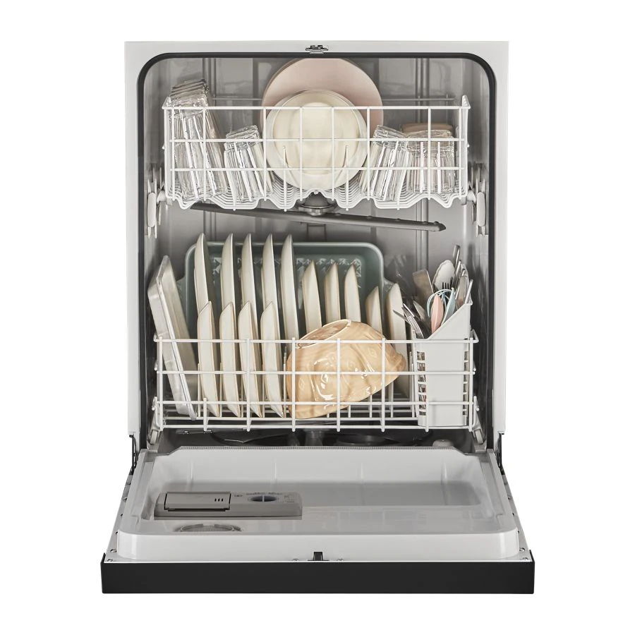 Quiet Dishwasher With Heated Dry And Factory-Installed Power Cord - Stainless Steel