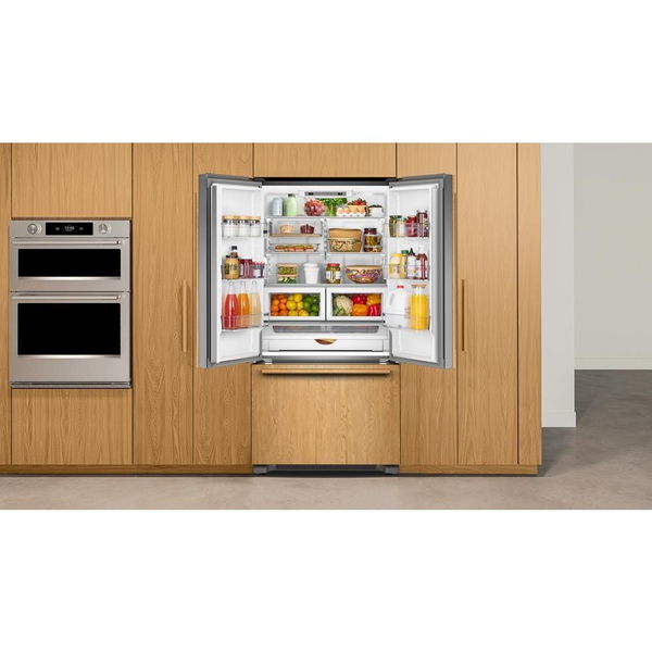 22 Cu. Ft. 36" Panel-Ready Counter-Depth French Door Refrigerator With Internal Water Dispenser