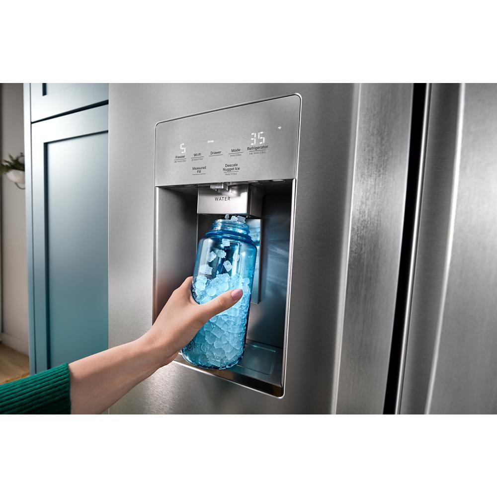 Whirlpool 36" True Counter Depth 4-Door French Door Refrigerator With Nugget Ice - 22 Cu. Ft. - Fingerprint-Resistant Stainless Finish