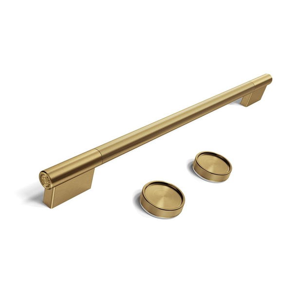 Brass Handle And Knob Hardware Accessory Kit For KitchenAid Single Wall Oven