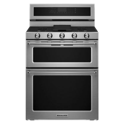 30" 5 Burner Dual Fuel Double Oven Convection Range
