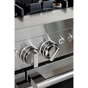 Rise 48" Dual-Fuel Professional Range With Chrome-Infused Griddle