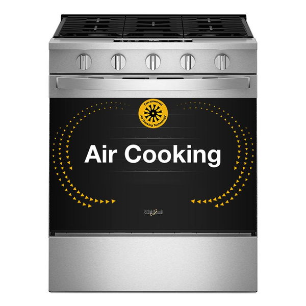 30" Gas Smart Range With Air Cooking Technology - Fingerprint Resistant Stainless Steel