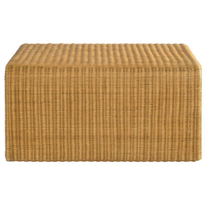 Cahya - Square Woven Rattan Coffee Table - Natural