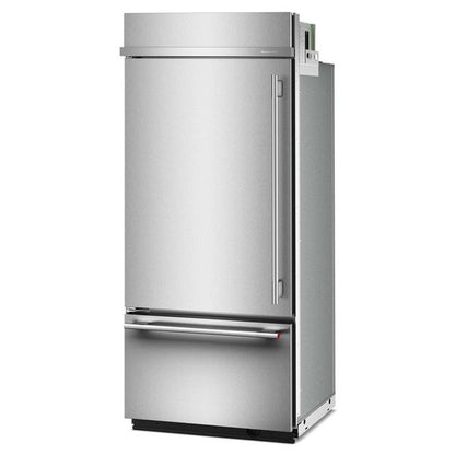 20.8 Cu. Ft. 36" Built-In Bottom Mount Refrigerator With Platinum Interior