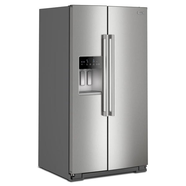 36" Wide Full-Depth Side-By-Side Refrigerator With Arctic Blue Interior - 28.7 Cu. Ft.