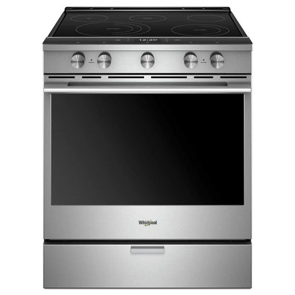 6.4 Cubic Feet Smart Slide-In Electric Range With Scan-To-Cook Technology - Fingerprint Resistant Stainless Steel