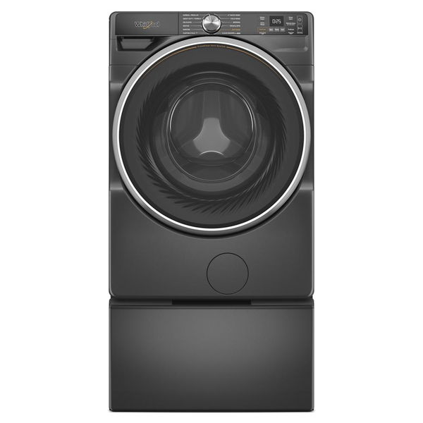 15.5" x 27" Pedestal For Front Load Washer And Dryer With Storage - Volcano Black