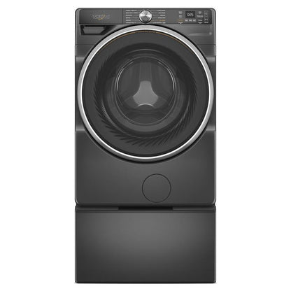 15.5" x 27" Pedestal For Front Load Washer And Dryer With Storage - Volcano Black