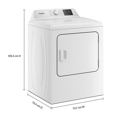 7.0 Cu. Ft. Gas Long Vent Dryer With Adaptive Dry - Vented Top Load Matching
