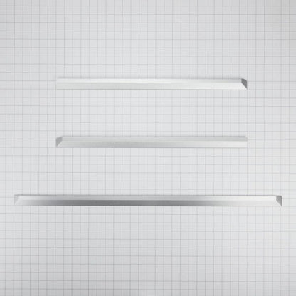 Slide-In Range & Countertop Trim Kit, Stainless Steel, With (1) Left Side Trim, (1) Right Side Trim, And (1) Rear Trim