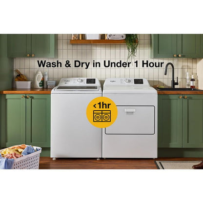4.3 Cu. Ft. Whirlpool Top Load Impeller Washer With Quick Wash Cycle And Soft Close Glass Lid