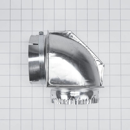 90 Degree 5" Diameter Dryer Exhaust Wall Elbow Bulk Qty 24