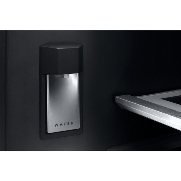 Noir 36" Counter-Depth French Door Refrigerator With Internal Dispenser