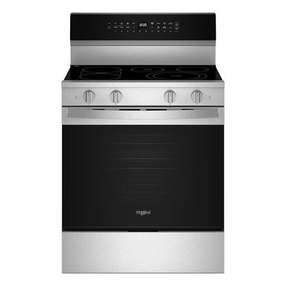 30" Electric Smart Range With Air Cooking Technology, No Preheat Air Fry, High Speed Preheat Oven, Wipeclean Coating, And Steam/Self Clean - Fingerprint Resistant Stainless Steel