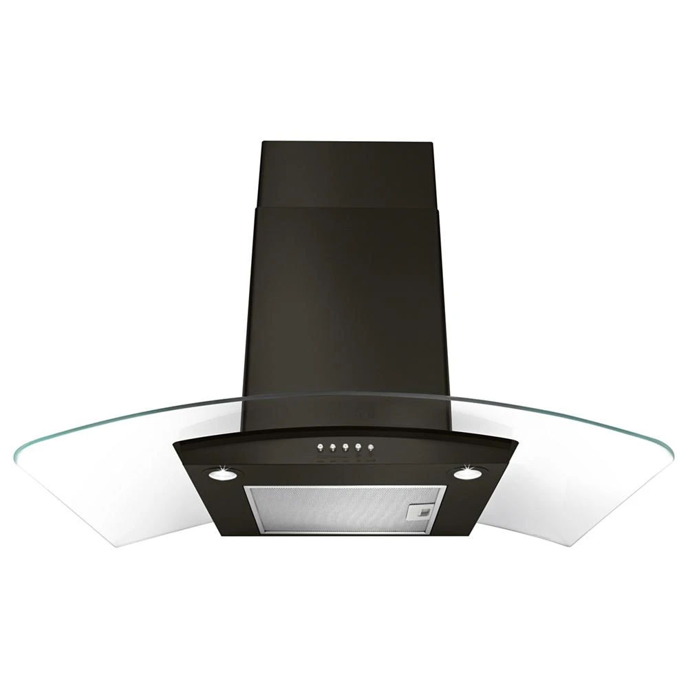 36" Concave Glass Wall Mount Range Hood