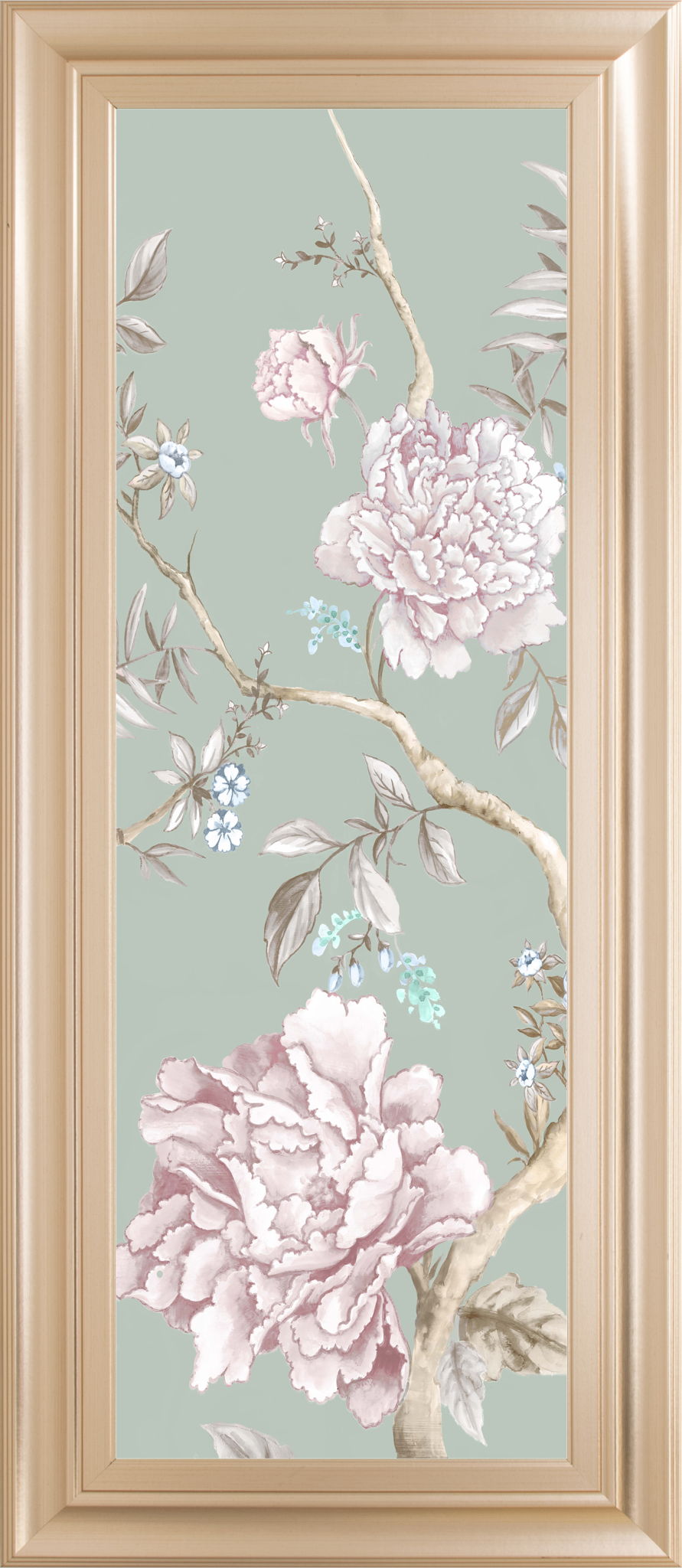 Oriental Garden I By Eva Watts - Wall Art - Green