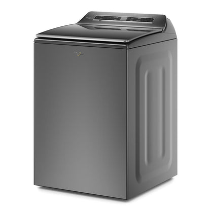 5.2-5.3 Cubic Feet Top Load Washer With 2 In 1 Removable Agitator - Chrome Shadow