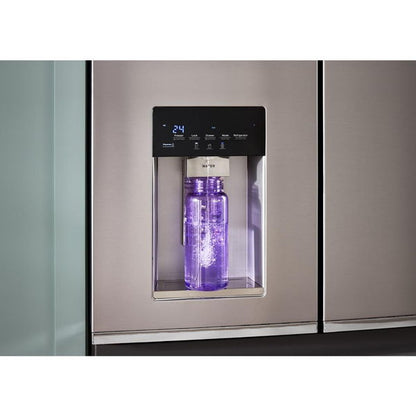 36" Wide True Counter Depth 4-Door French Door Refrigerator, Dual Ice Makers, 22 Cu. Ft. - Fingerprint-Resistant Stainless Finish