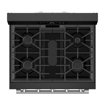 30" Wide Gas Range With No Preheat Air Fry And Air Baking - 5.0 Cu. Ft. - Black