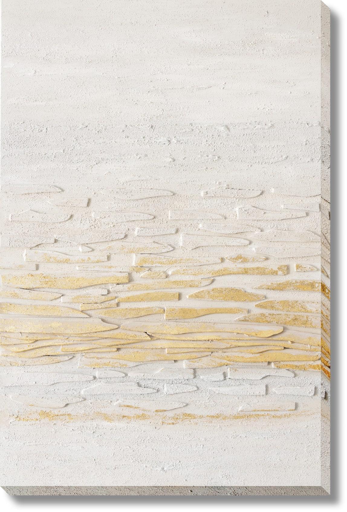 Golden Drift - 32" x 47" Framed Wall Art