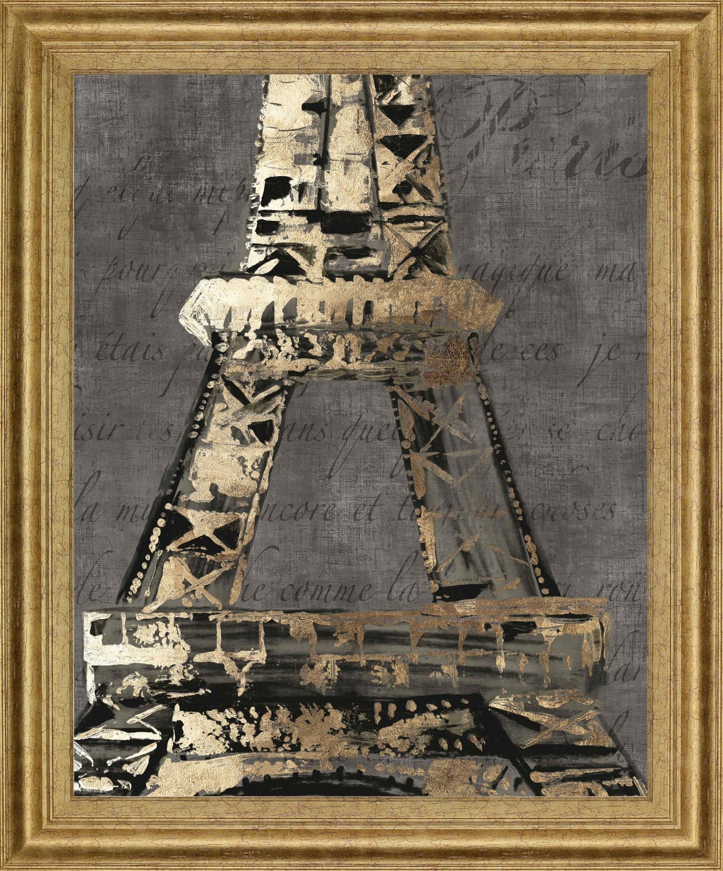 Gilded Tower - 28" x 34" Framed Wall Art