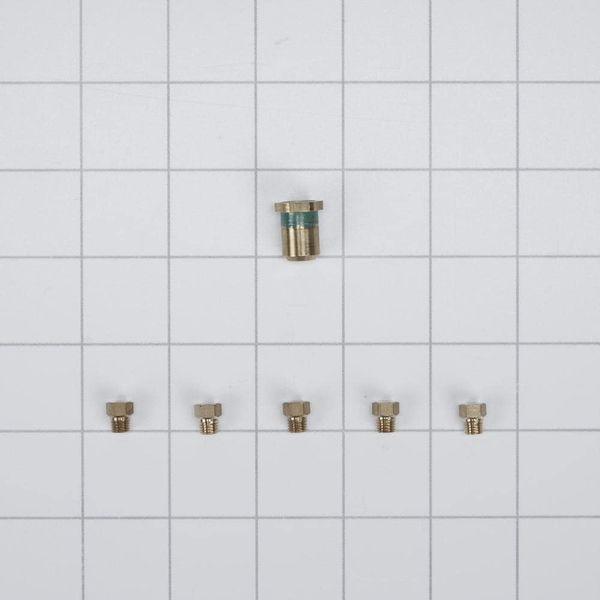 Gas Dryer Conversion Kit, Brass-Colored, With Pin Blocks - 25K And 25M Valve, And 7-Orifice Burner