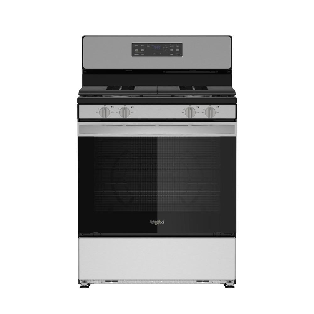 30" Gas Range With Crispy Mode And Dishwasher Safe Grates - Stainless Steel