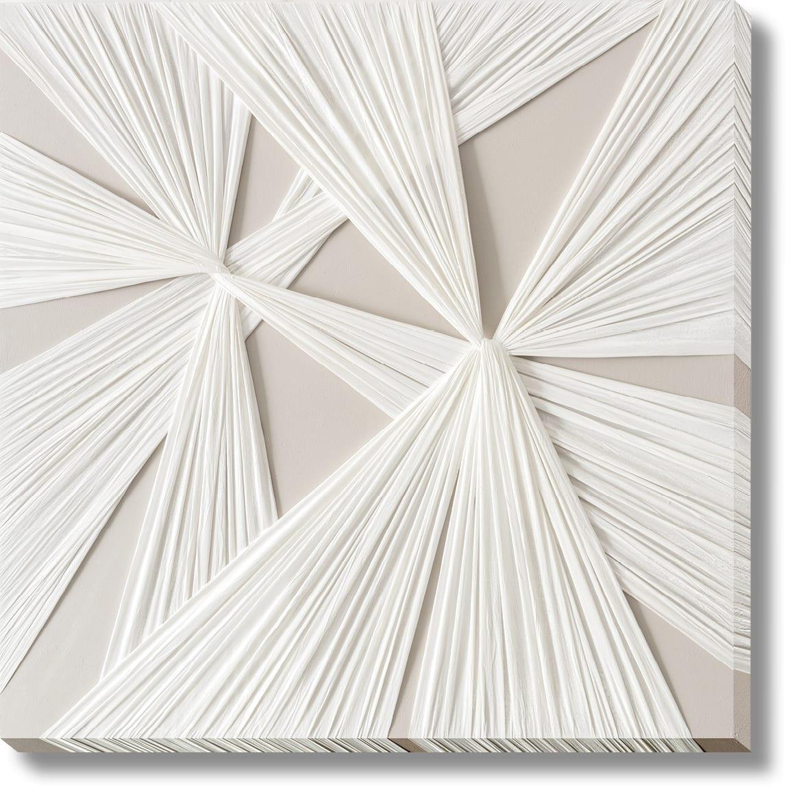 Radiant Fold Symmetry - 39" x 39" Framed Wall Art