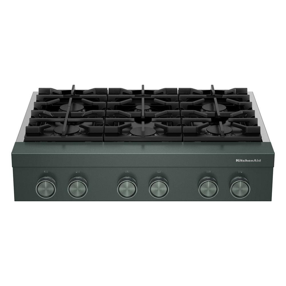 Kitchenaid 36" 6-Burner Gas Commercial-Style Rangetop - Juniper