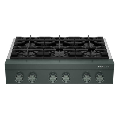 Kitchenaid 36" 6-Burner Gas Commercial-Style Rangetop - Juniper