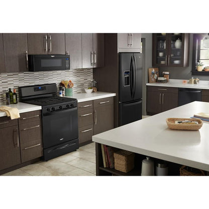 30" Wide French Door Refrigerator, 20 Cu. Ft., Adaptive Defrost - Black