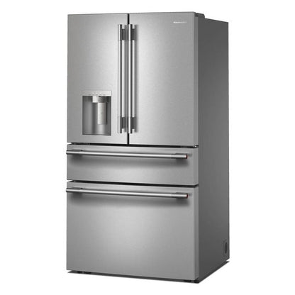 29 Cu. Ft. French Door Refrigerator With Exterior Water And Ice And Freshchill Full-Width Refrigerated Drawer - PrintShield Stainless