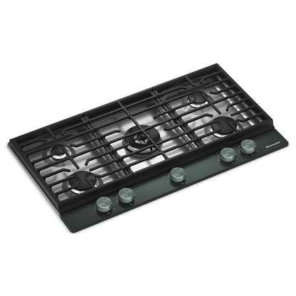 KitchenAid 36" Gas Cooktop With 5 Burners And Integrated Wok Grate - Juniper