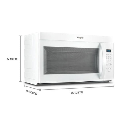 30" Wide Over The Range Microwave, 1.7 Cu. Ft. - White