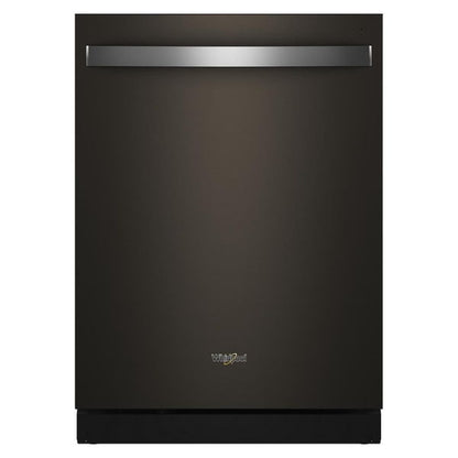 Whirlpool 24" Top Control Dishwasher With Total Coverage Wash And Auto Open Air Dry In Fingerprint Resistant Stainless Steel - Print Resist Black Stainless