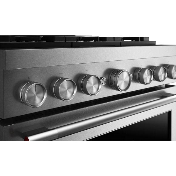 KitchenAid 36" 6 Burner Commercial-Style Gas Range With No Preheat Air Fry Mode - Stainless Steel