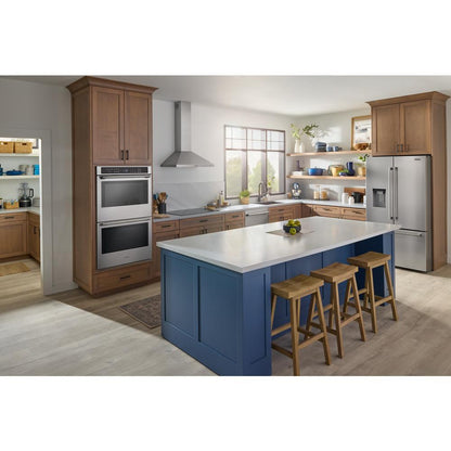 30" Wide Double Wall Oven With Evenair True Convection System - 10.0 Cu. Ft. - Stainless Steel