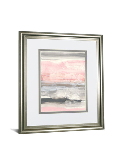 Charcoal And Blush II By Chris Paschke - Pink