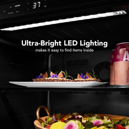24" Panel-Ready Undercounter Refrigerator, Backlit Touch Controls