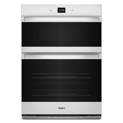 5.7 Cubic Feet Smart Combo Wall Oven With Air Fry - White