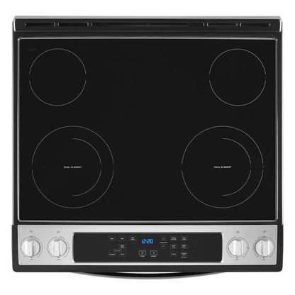 4.8 Cubic Feet Electric Range With Frozen Bake Technology - Stainless Steel
