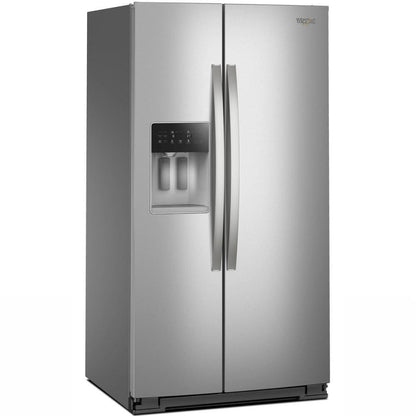 36" Standard Depth Side-By-Side Refrigerator With Trucool System - Fingerprint-Resistant Stainless Finish