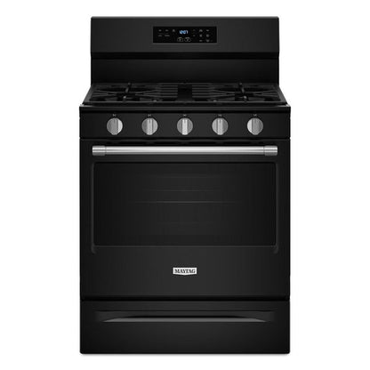 30" Wide Gas Range With No Preheat Air Fry And Air Baking - 5.0 Cu. Ft. - Black