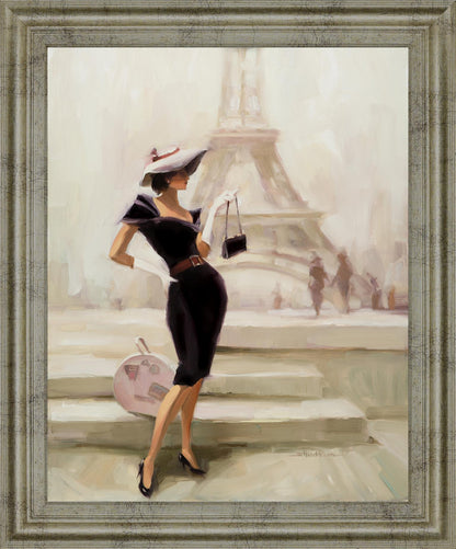 Chic Stroll - 28" x 34" Framed Wall Art