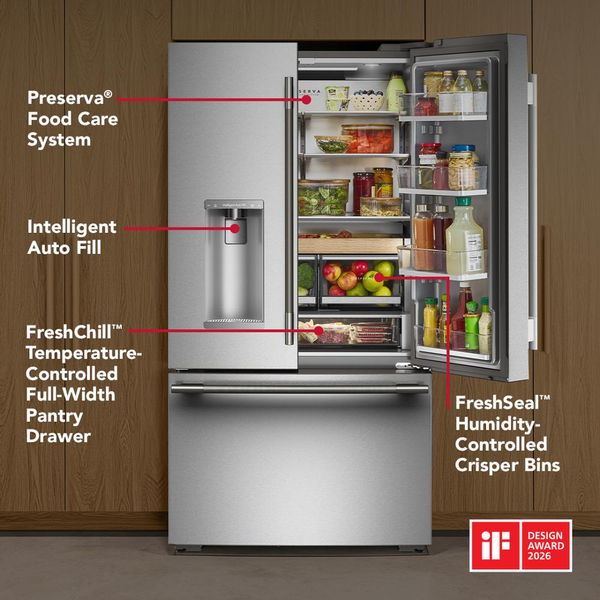 Counter-Depth French Door Refrigerator With Intelligent Auto Fill - Juniper