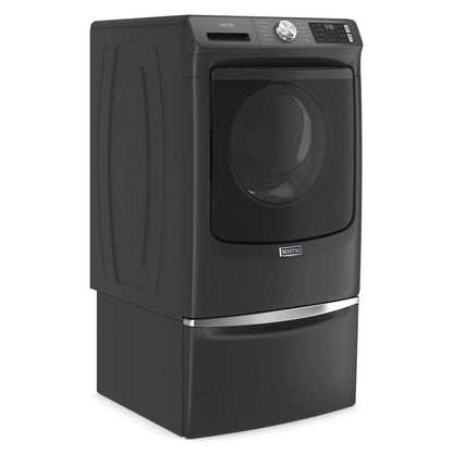 15.5" Pedestal For Front Load Washer And Dryer With Storage - Volcano Black